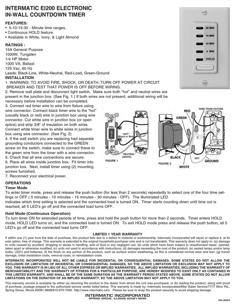 Intermatic EI200 Manual