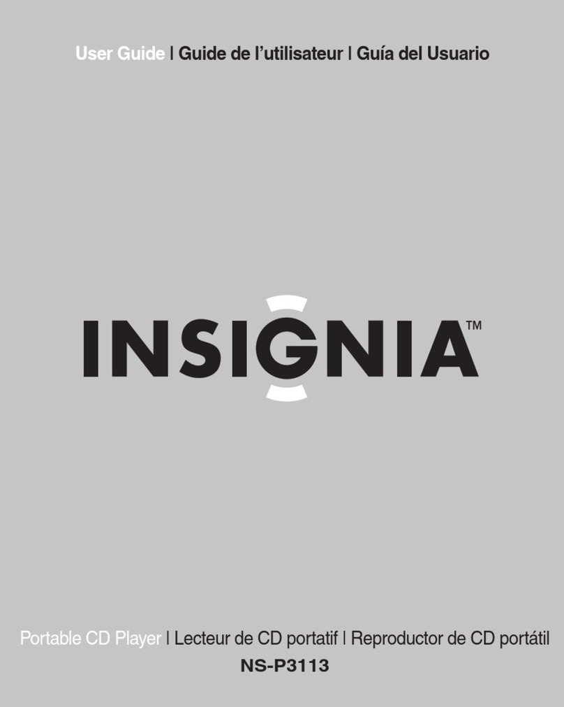 Insignia NS-P3113 user guide