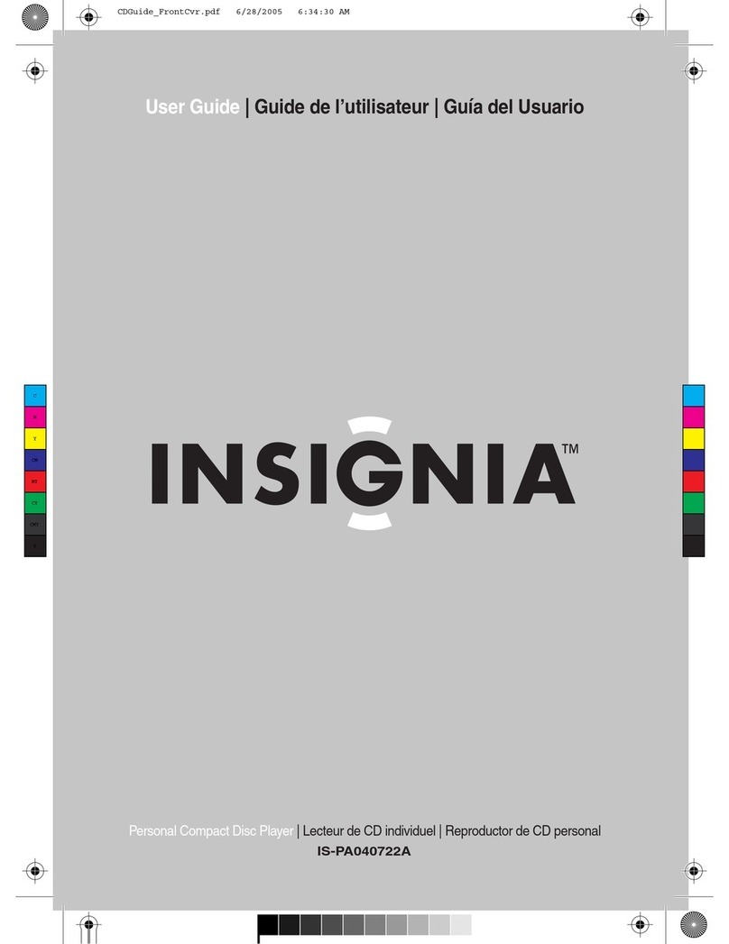 Insignia IS-PA040722 User manual