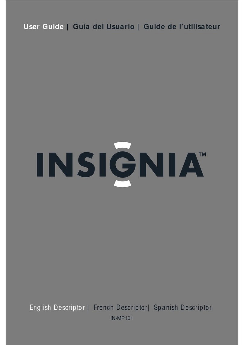Insignia IN-MP101 owner's manual