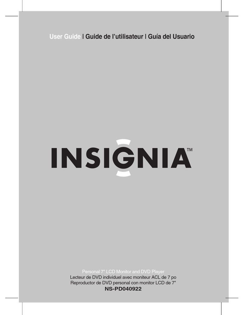 Insignia IS-PD040922 - 7'portable Dvd Player user guide