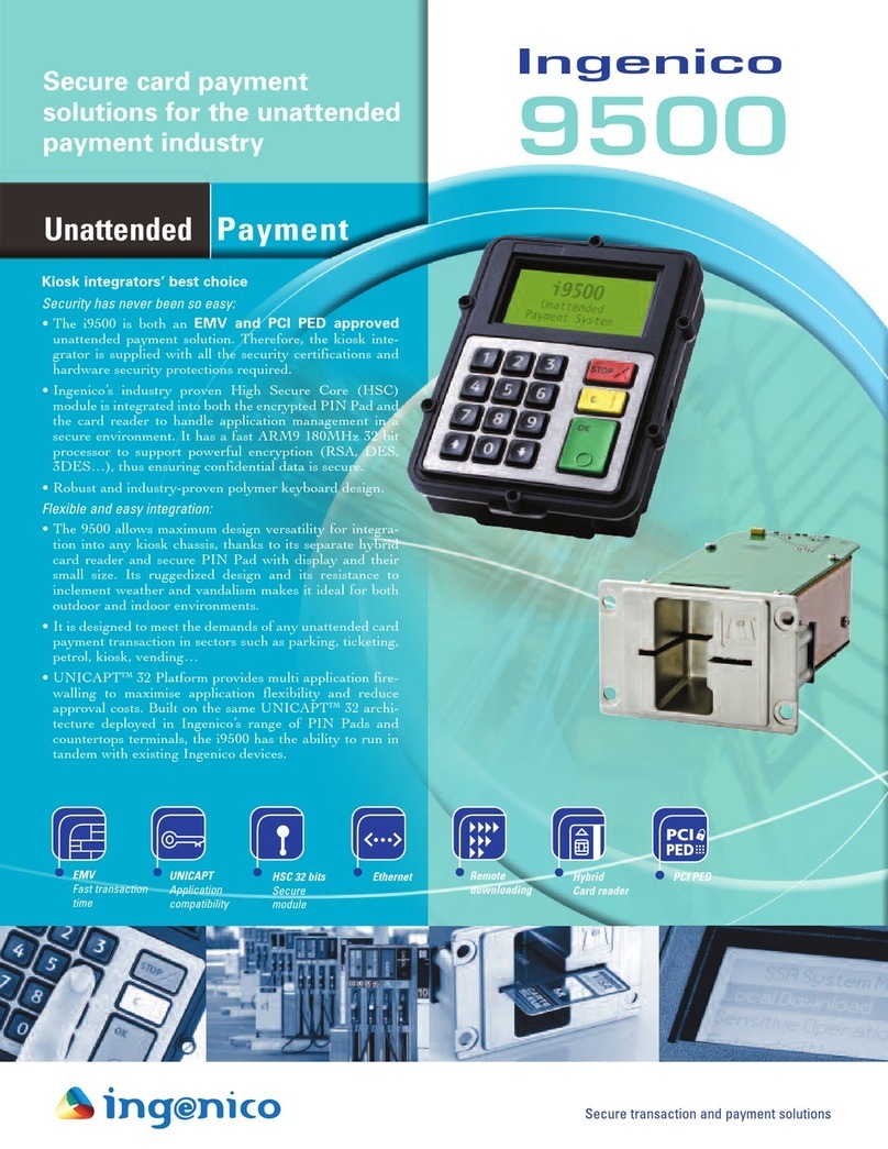Ingenico i9500 Specifications