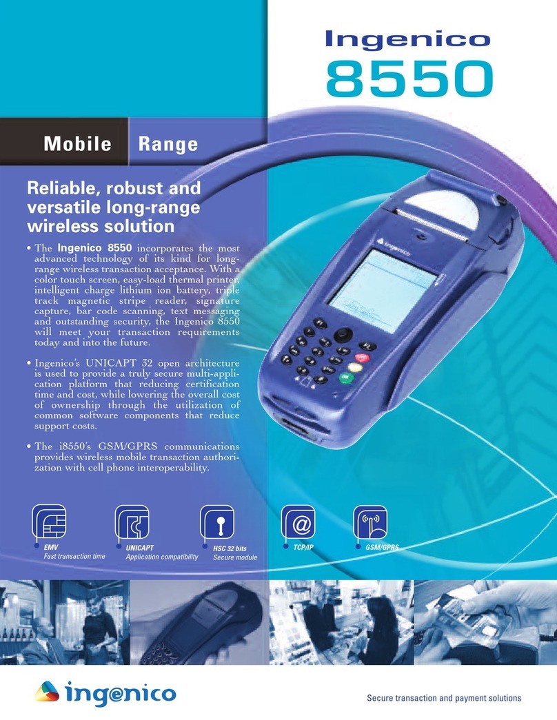 Ingenico i8550 Specifications