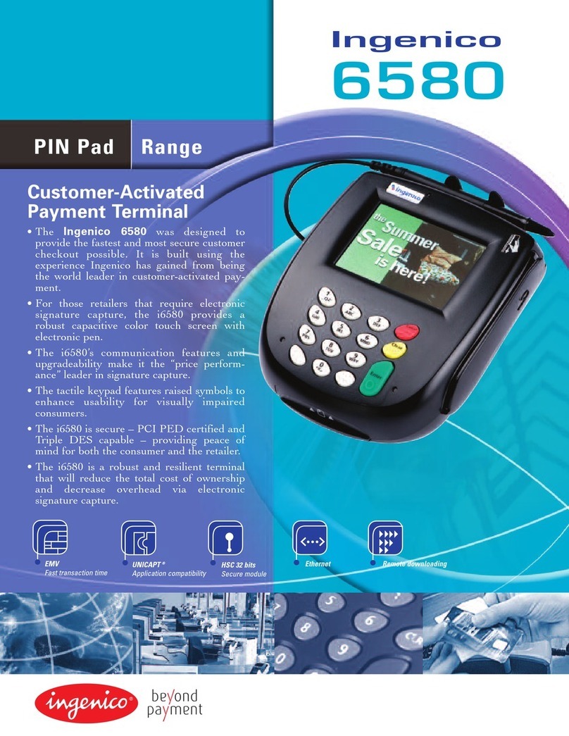 Ingenico i6580 User manual Ingenico i6580 User manual