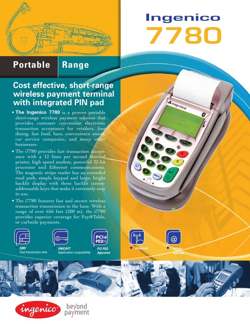 Ingenico i7780 User manual
