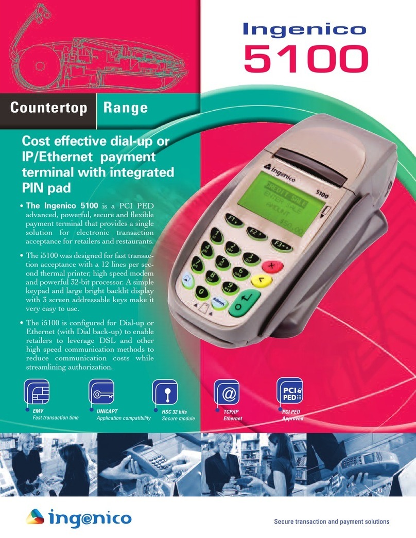Ingenico i5100 User manual