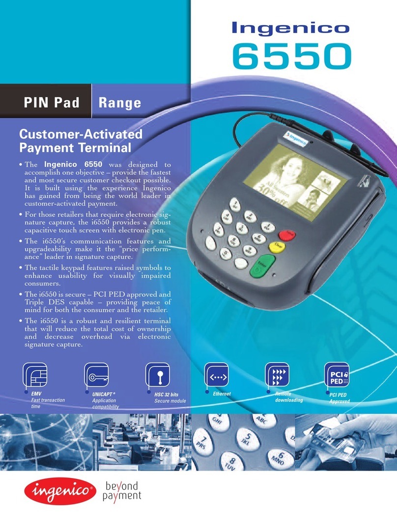 Ingenico i6550 Specifications