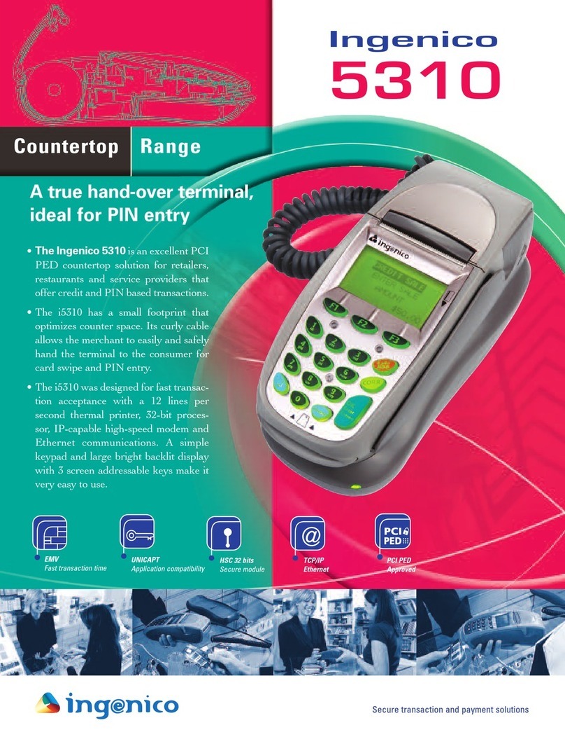 Ingenico i5310 User manual