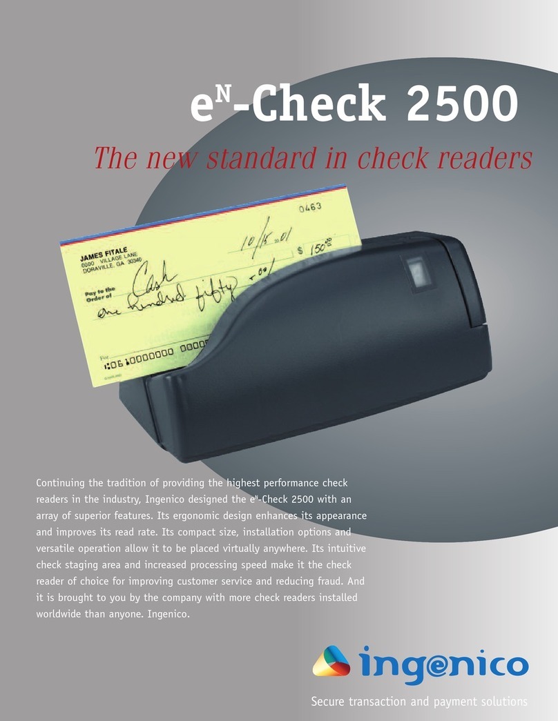 Ingenico 2500 Specifications