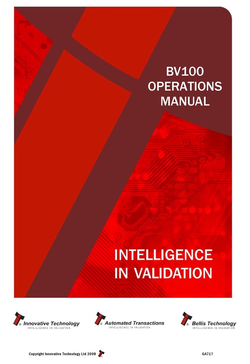 Innovative BV100 Operation manual Innovative BV100 Operation manual