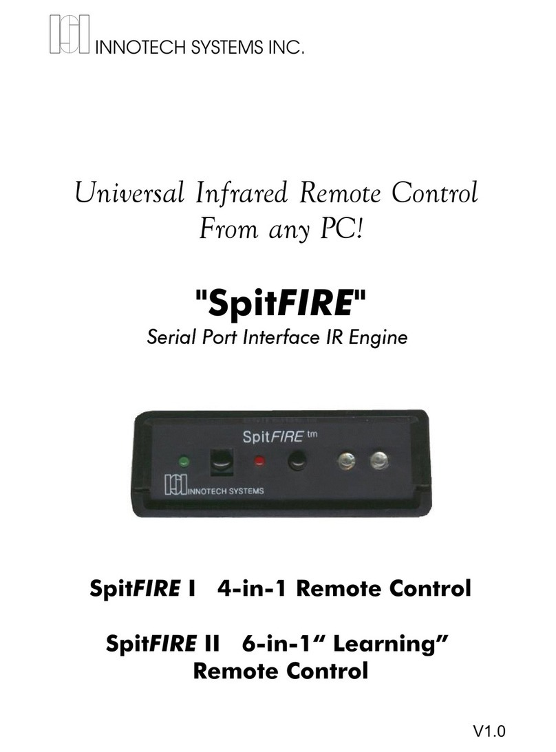 Innotech SpitFIRE I User manual