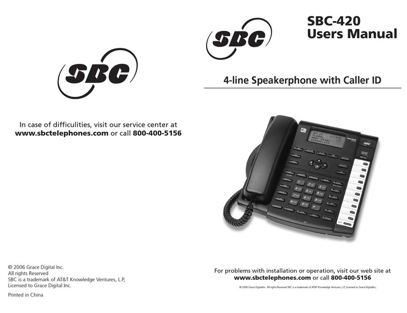 SBC SBC-420 user manual