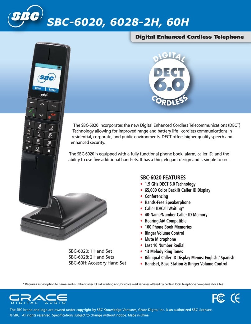 SBC SBC-6020 Specifications