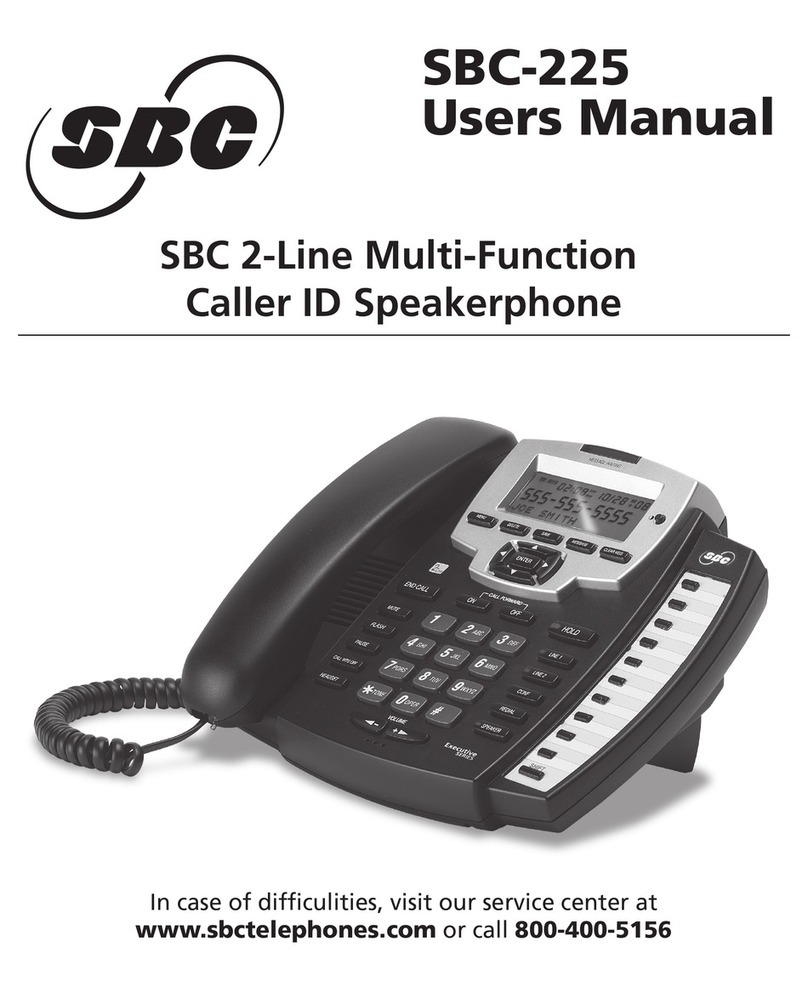SBC SBC-225 User manual