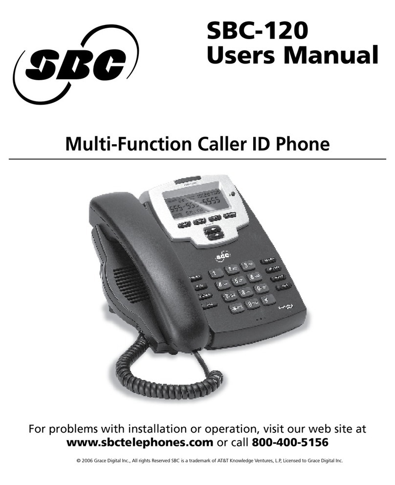 SBC SBC-120 User manual
