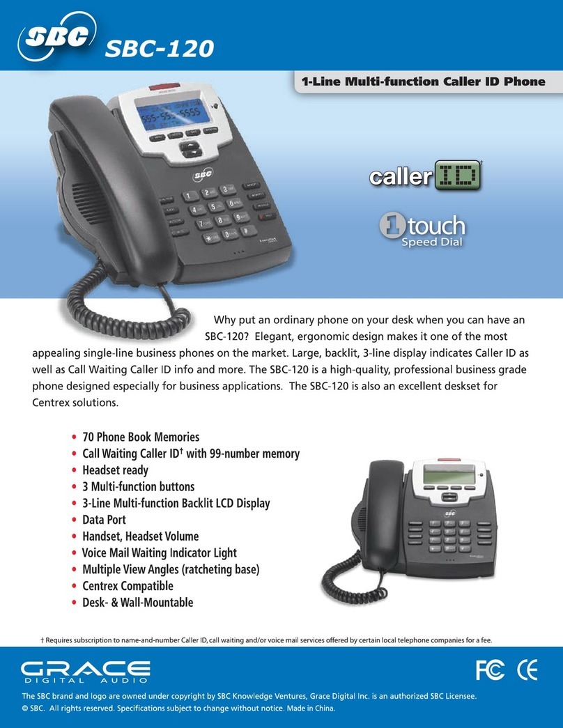 SBC SBC-120 User manual