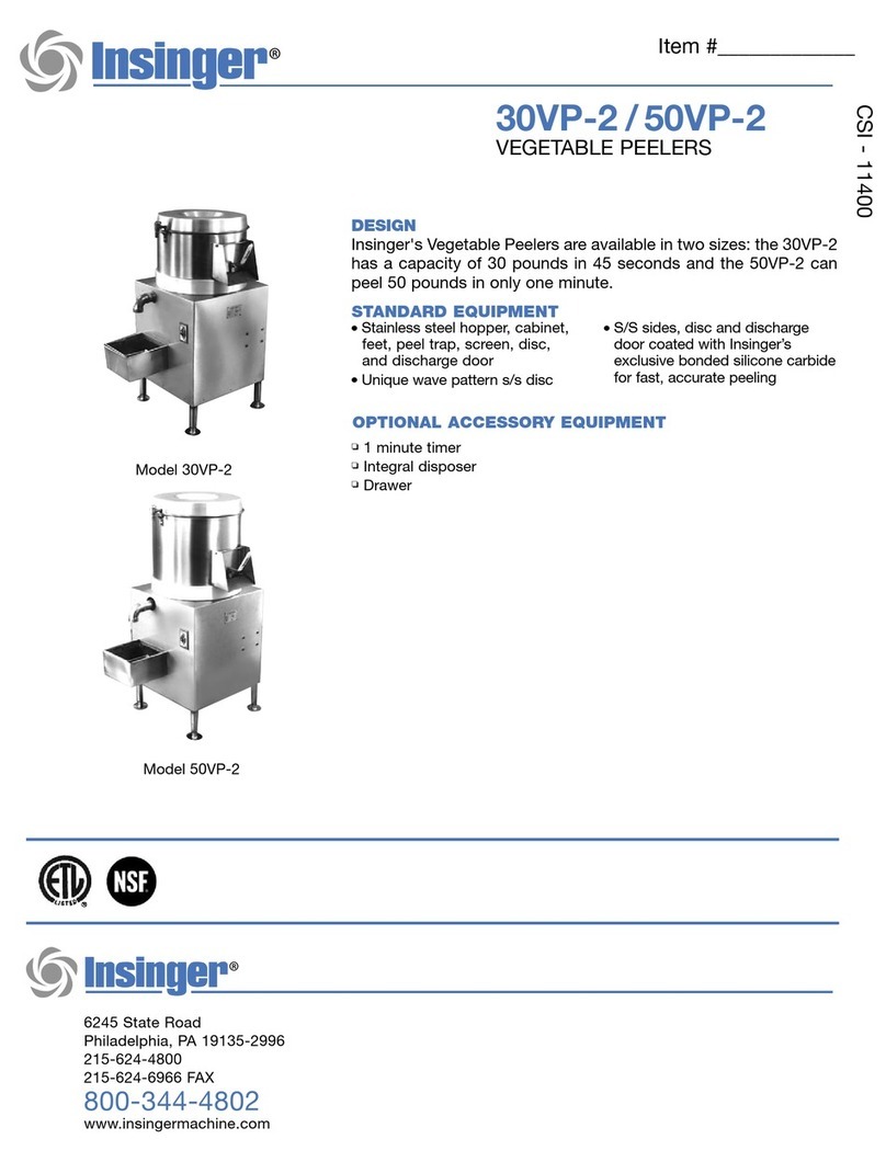 Insinger 30VP-2 Specifications