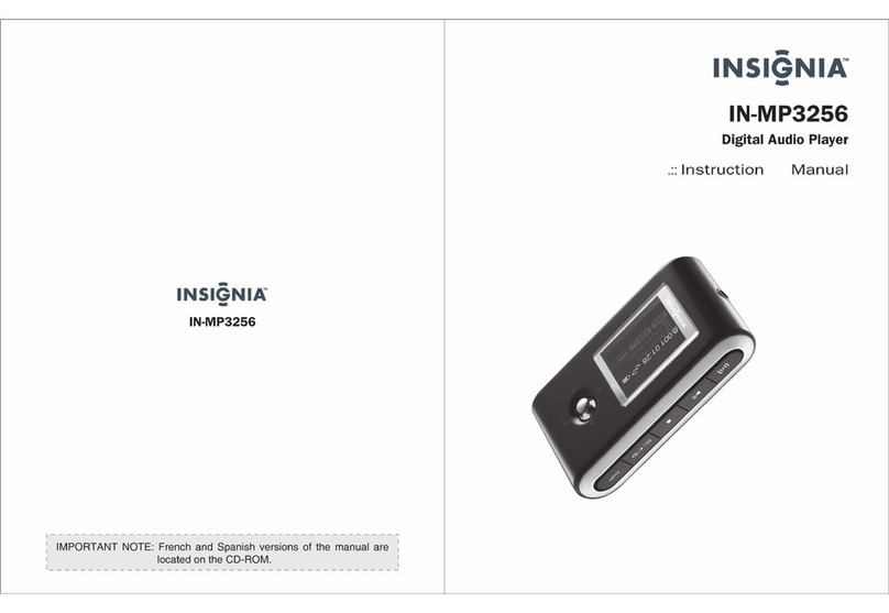 Insignia IN-MP3256 instruction manual