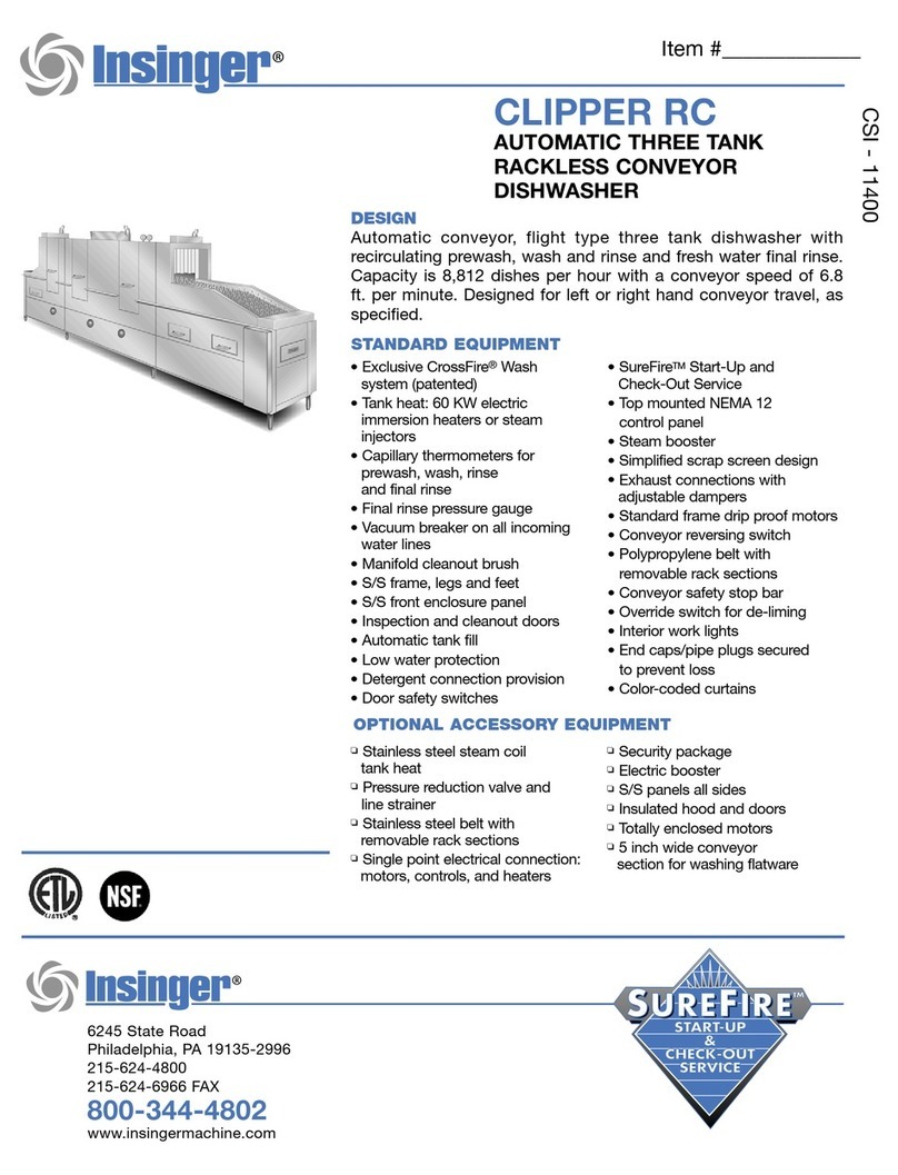 Insinger CLIPPER RC Specifications