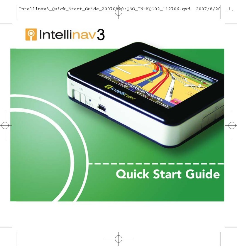 Intellinav 3 quick start guide