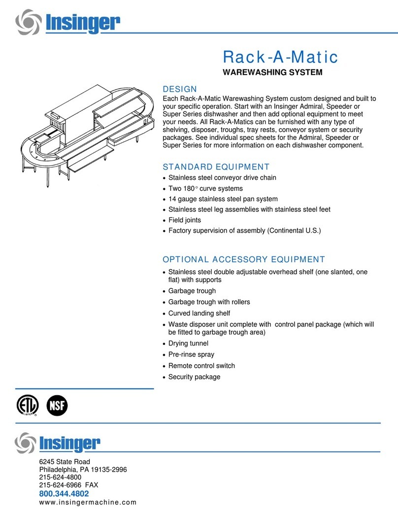 Insinger Rack-A-Matic User manual