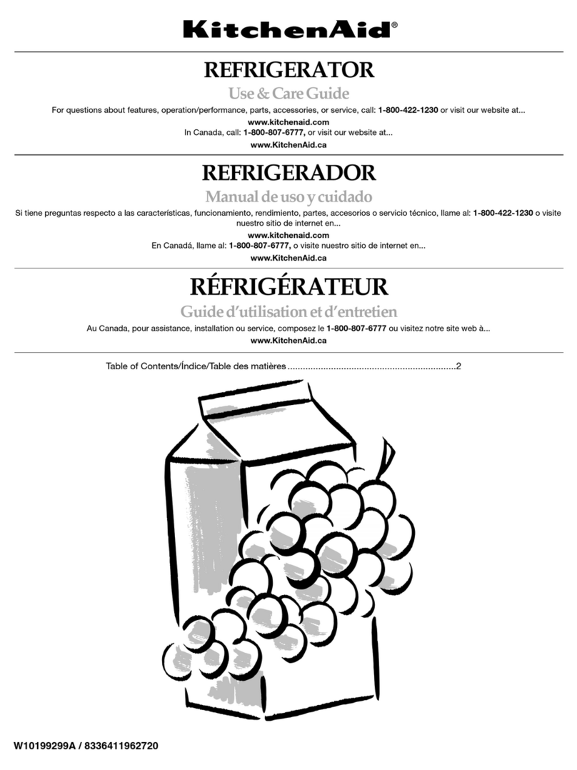 KitchenAid Architect Series II KURG24LWBS Use & care guide