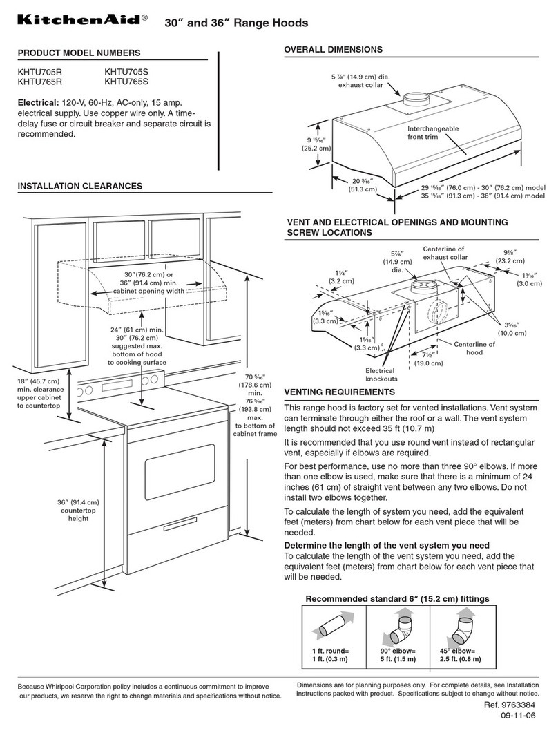 KitchenAid KHTU705R User instructions
