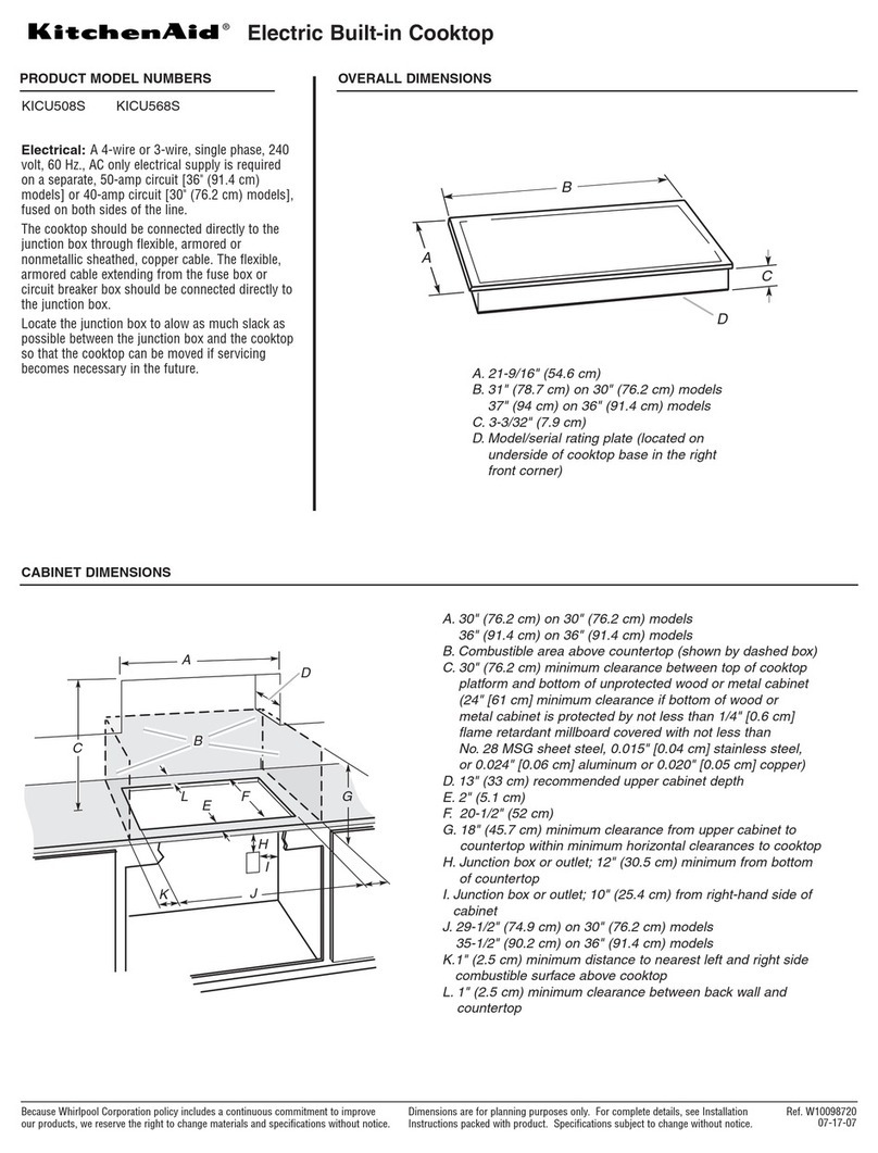 KitchenAid KICU508S User guide