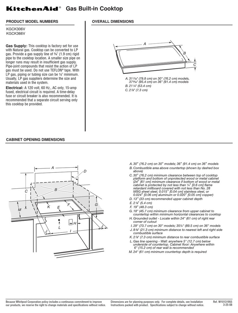 KitchenAid Architect Series II KGCK306VSS User manual