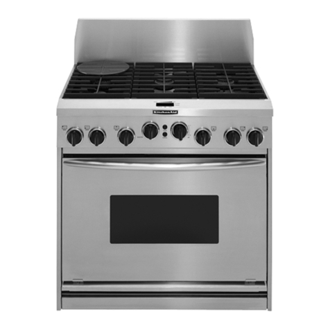 KitchenAid KDRP467KSS - 36 Inch Pro-Style Dual Fuel... Use and care guide