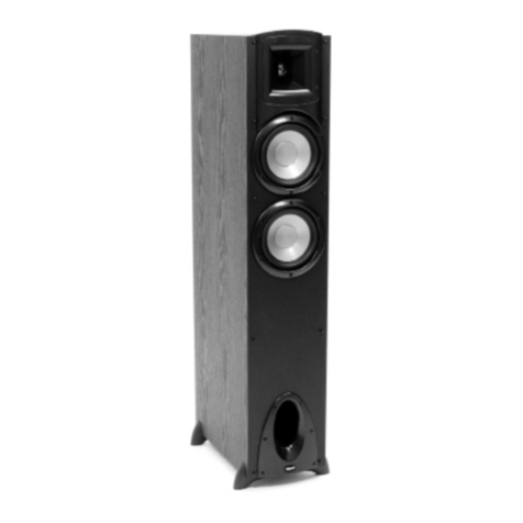 Klipsch Synergy Series F-20 User manual