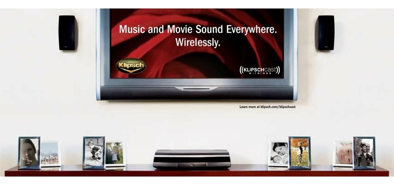 Klipsch ROOMGROOVE User manual Klipsch ROOMGROOVE User manual