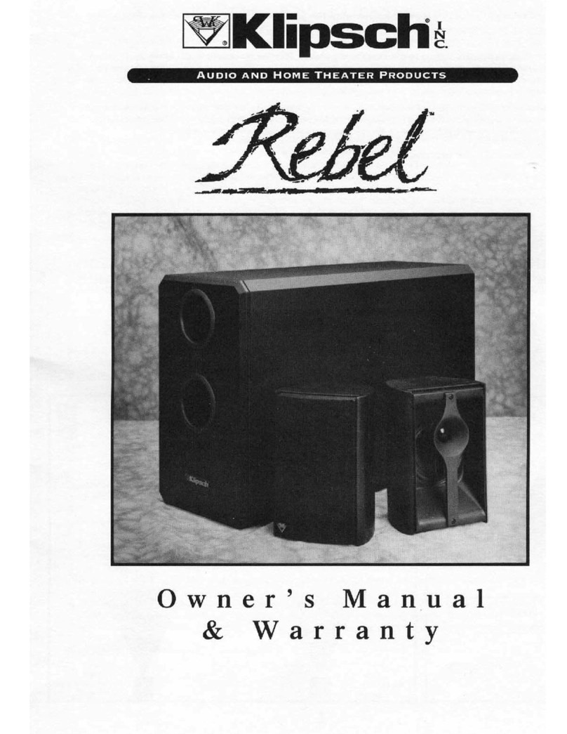 Klipsch Rebel KSS-1 Supplement