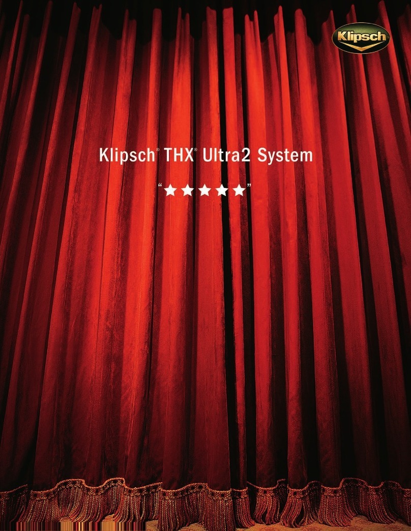 Klipsch ProMedia Ultra 2.0 User manual