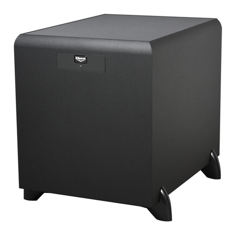 Klipsch SW-450 User manual