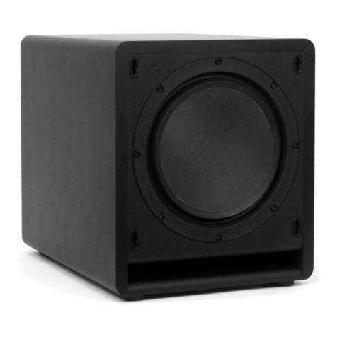 Klipsch Reference Series SW-110 owner's manual