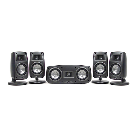 Klipsch Quintet III User manual