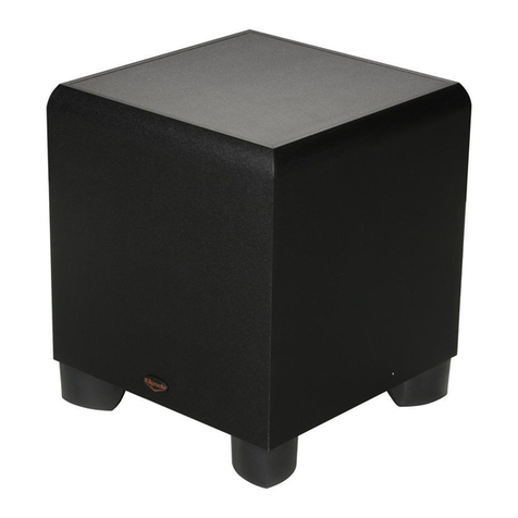 Klipsch KSW-10 Owner's manual & warranty