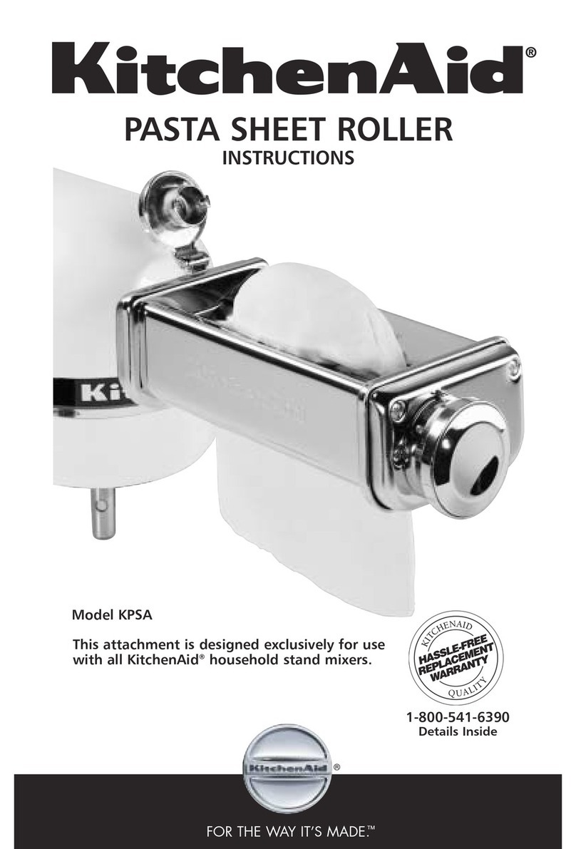 KitchenAid KPSA User manual