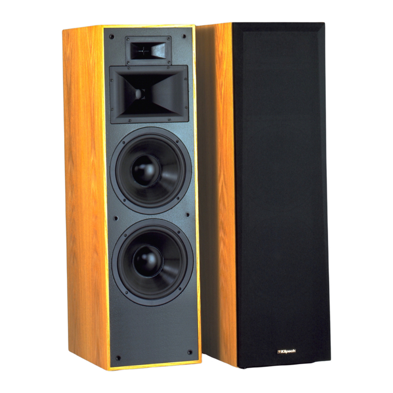 Klipsch Legend Series KLF-10 User manual