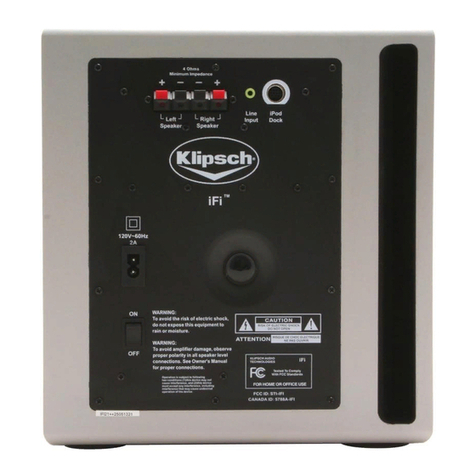Klipsch Klipschorn User manual