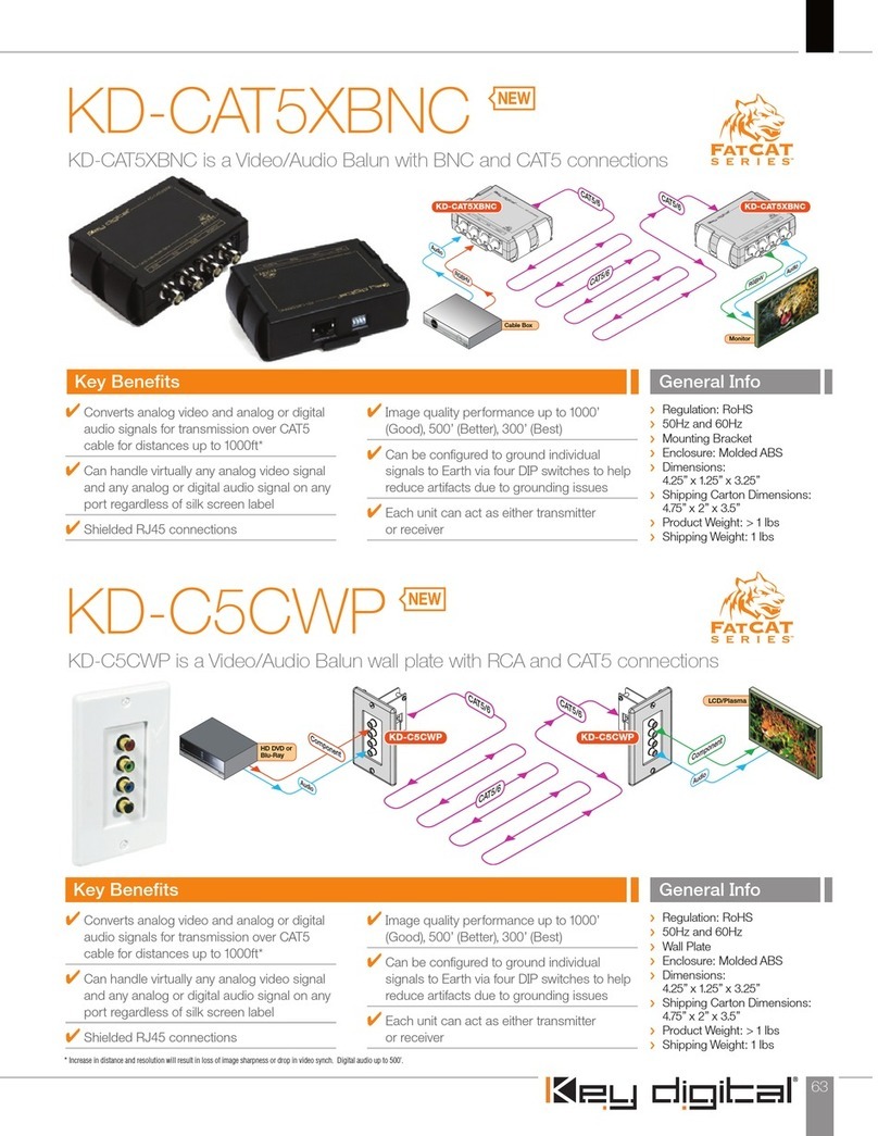 Key Digital KD-C5CWP Specifications