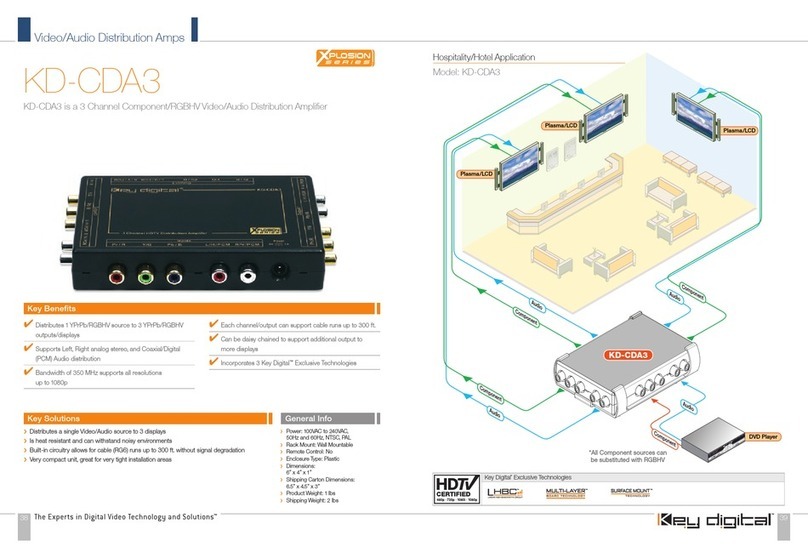Key Digital KD-CDA3 Specifications