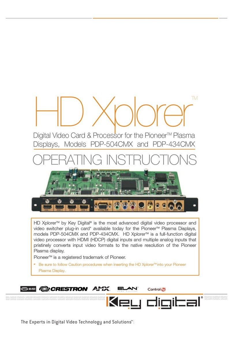 Key Digital KD-PC1 User manual