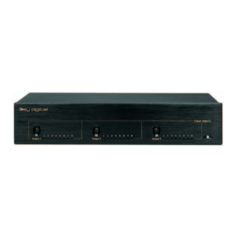 Key Digital Flash Matrix KD-MSW8x3 User manual