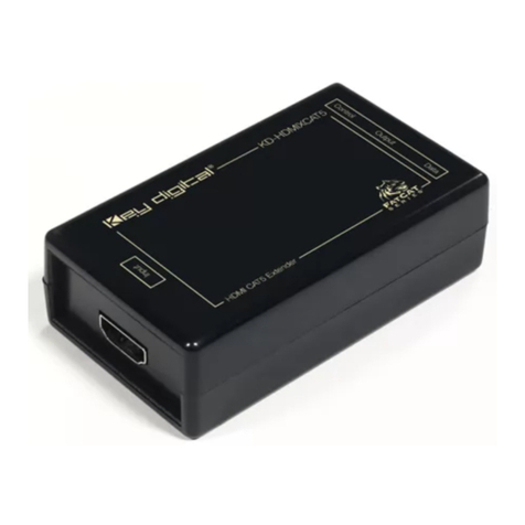 Key Digital KD-HDMIXCAT5 User manual