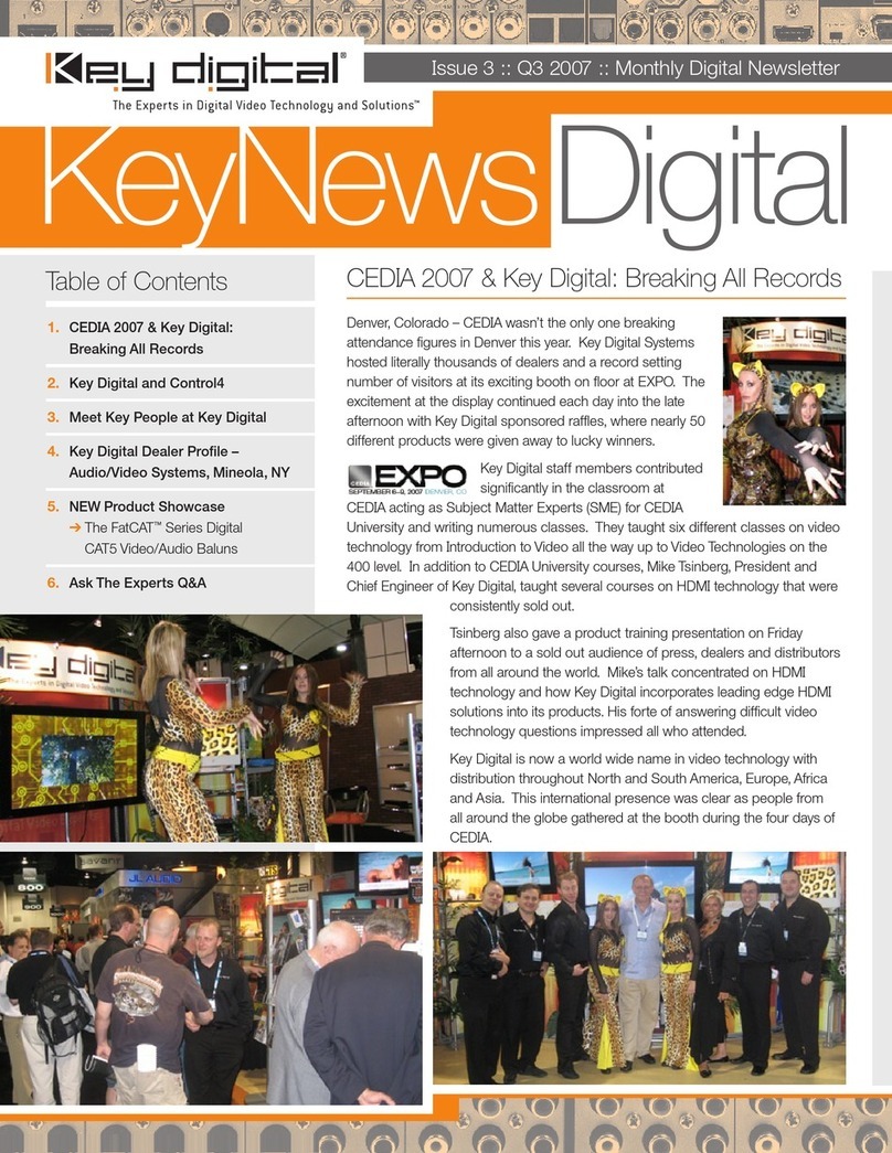 Key Digital KD-CAT5XCAT5 brochure