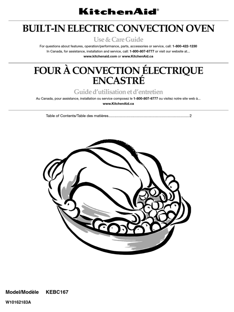 KitchenAid KEBC167VSS Use & care guide