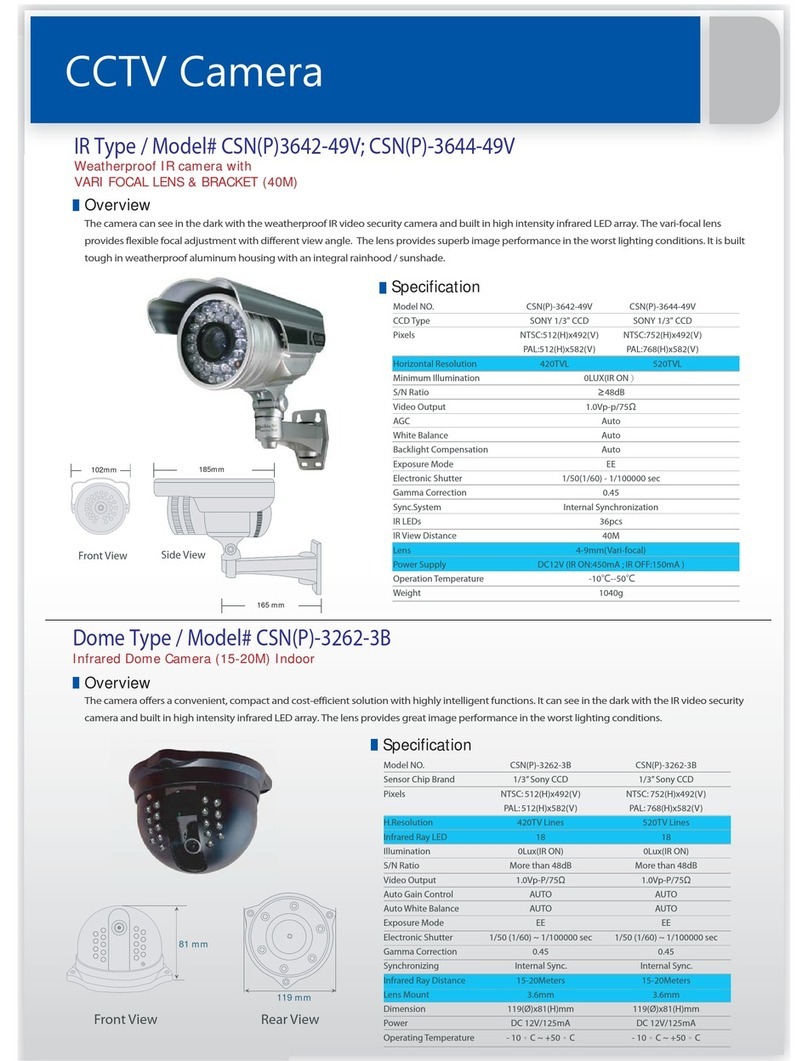 Kguard CSN-3262-3B Specifications