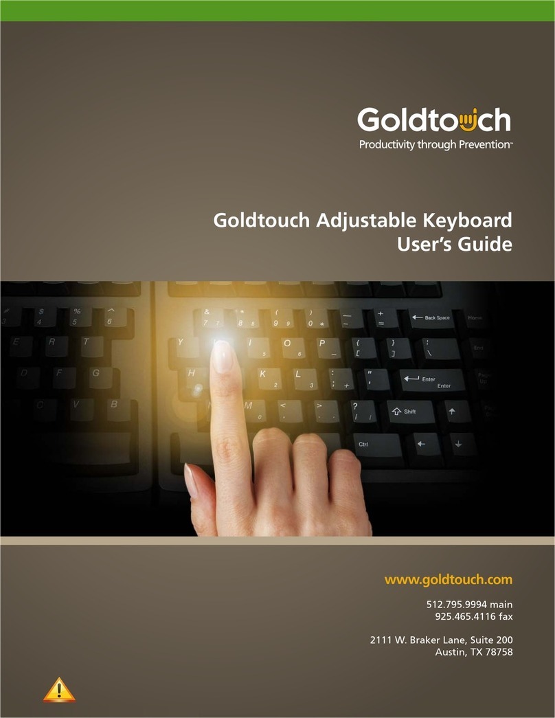 Goldtouch GTC-4700 user guide